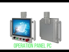 15' PCAP การทํางานที่ติดแขน LCD Panel PC ทั้งหมดในหนึ่งไร้พัดลม