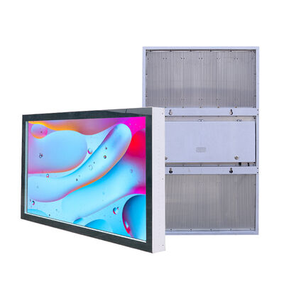 32" ultra-thin IP65 rating waterproof full outdoor all weatherproof lcd display, brightness 1000~3000nits